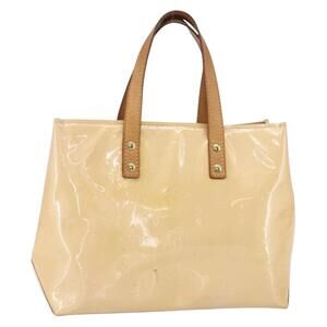 LOUIS VUITTON Monogram Vernis Reade PM Bag Marshmallow Pink M91306 Auth 150708